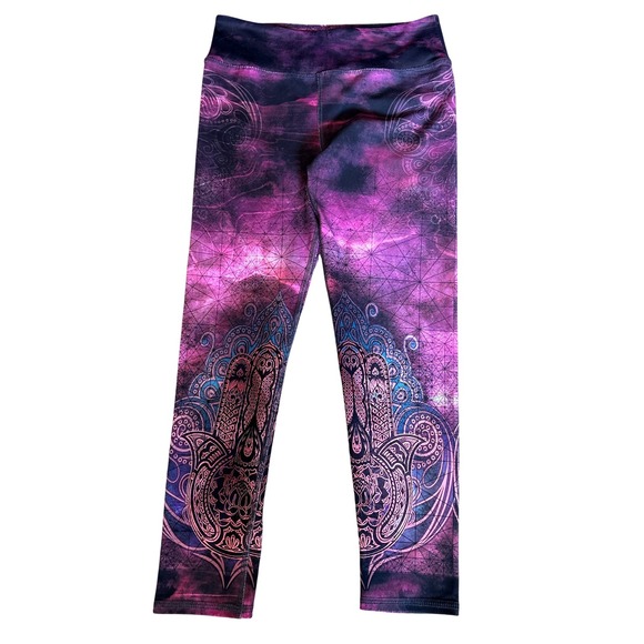 Evolution and Creation Pants - Evolution & Creation Sacred Projection High Waist Yoga Leggings, Medium, Gym